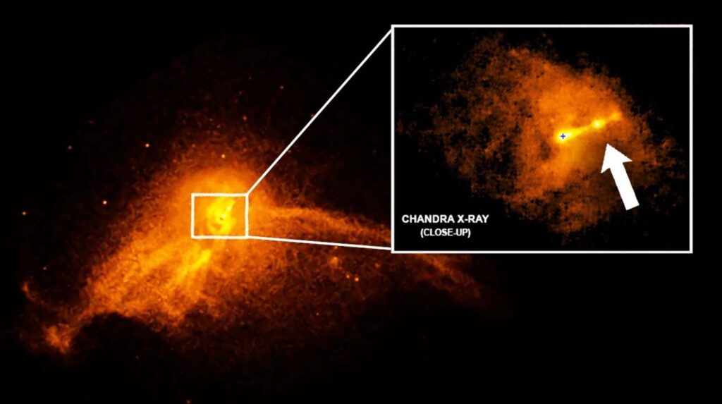 NASA Kaydetti: Kara Delikten Işık Hızında Madde Fışkırdı!