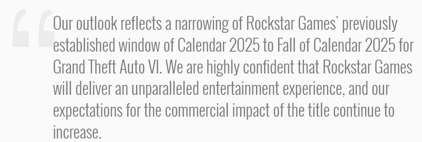 Rockstar Games, Grand Theft Auto VI'nın 2025 Sonbaharında Geleceğini Doğruladı!