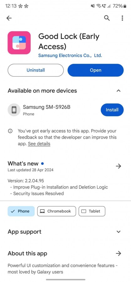 Samsung'un Good Lock Uygulaması Play Store'a Geliyor!