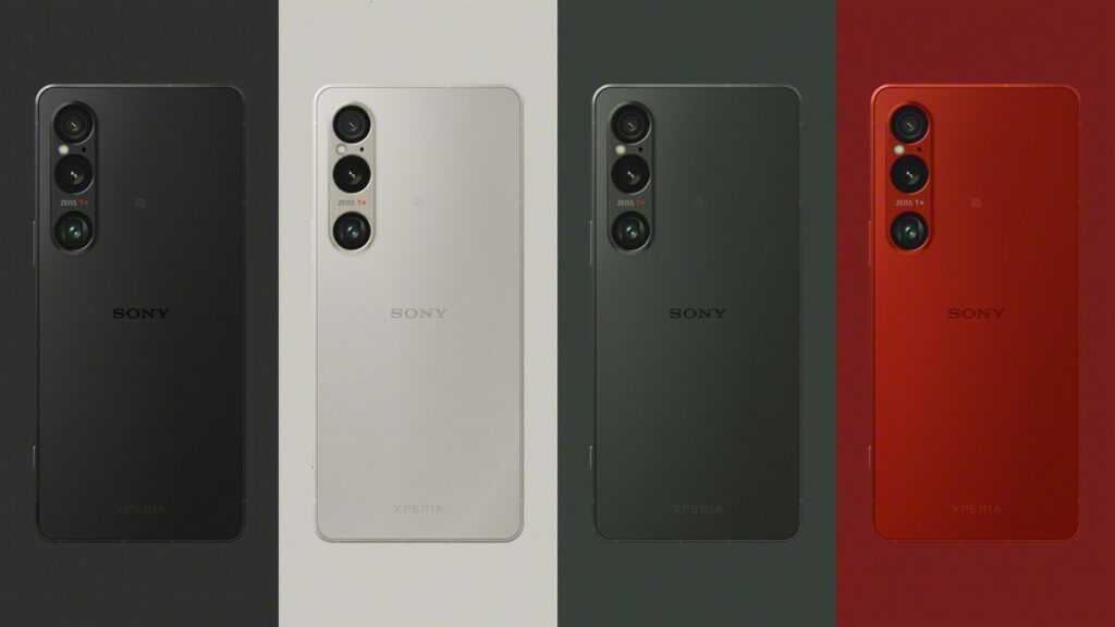 Sony Xperia 1 VI renk grupları (resmi görsel sızdırıldı)